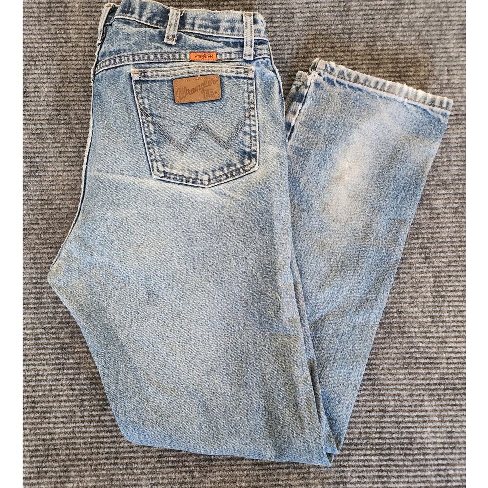 Wrangler 13 Men 38x 34Original Flame Resistant Cat 2 2112  Denim Jeans Workwear